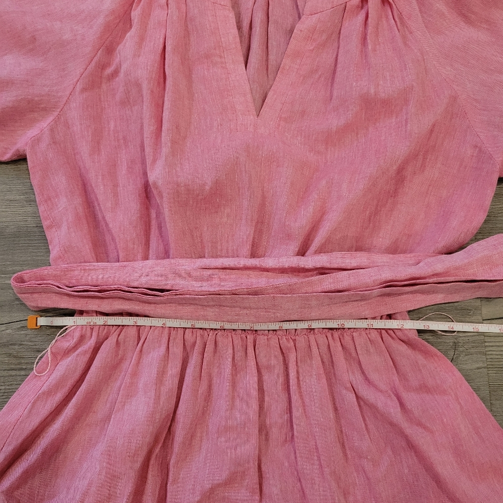 Willa Story Linen Midi Dress Size Small - Picture 7 of 16